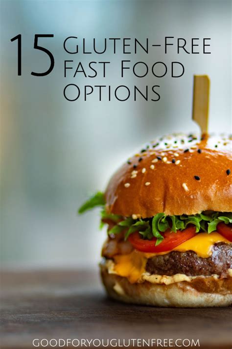 Gluten free fast food options. Things To Know About Gluten free fast food options. 